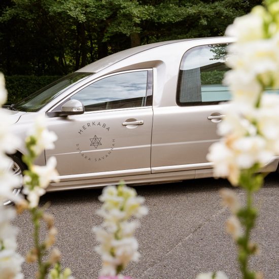 Bedemand Sara Savannah fra Merkaba Bedemand. Hjælper i Aalborg Kommune. Champagnefarvet rustvogn.